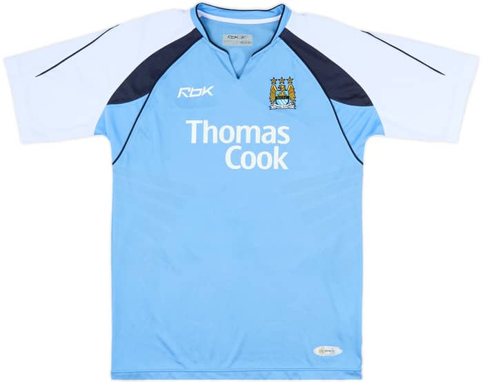 2006-07 Manchester City Home Shirt Beasley #24 - 8/10 - (M)