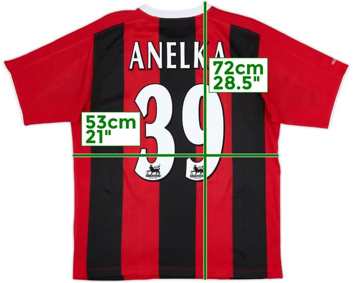 2003-04 Manchester City Away Shirt Anelka #39 - 9/10 - (M)