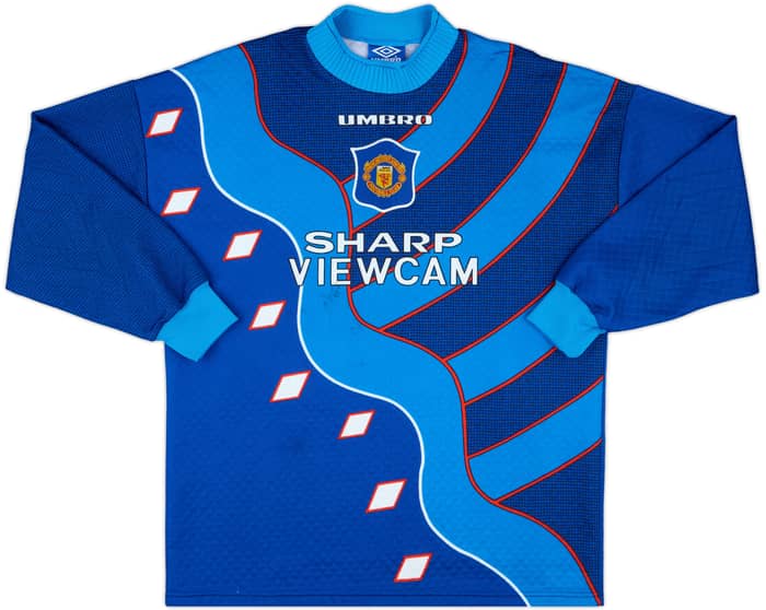 1994-97 Manchester United GK Shirt Schmeichel #1 - 8/10 - (L)