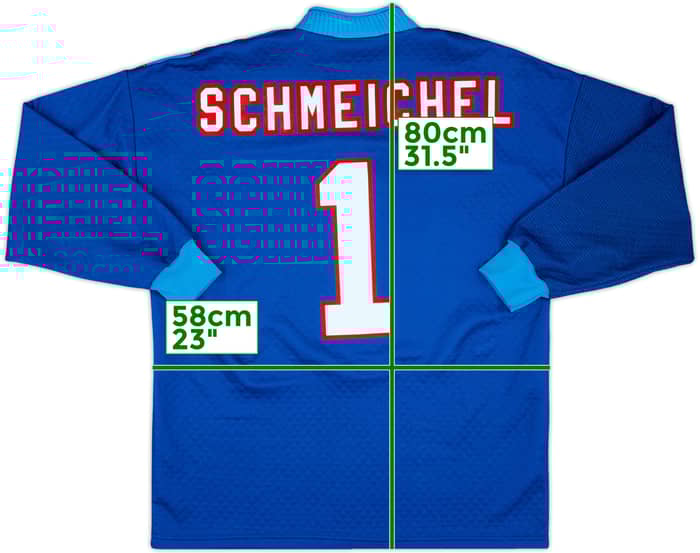 1994-97 Manchester United GK Shirt Schmeichel #1 - 8/10 - (L)