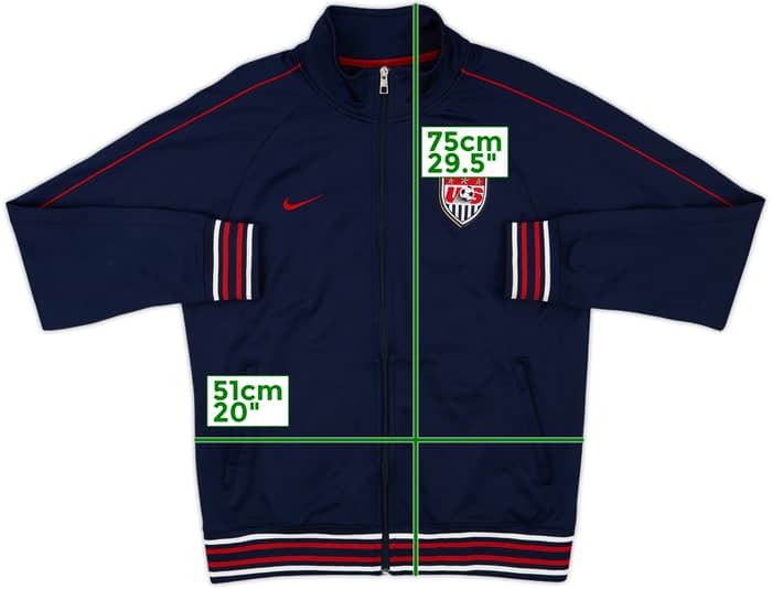 2010-12 USA Nike Track Jacket - 8/10 - (M)