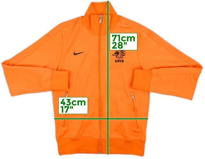 2012-13 Netherlands Nike N98 Track Jacket - 8/10 - (S)