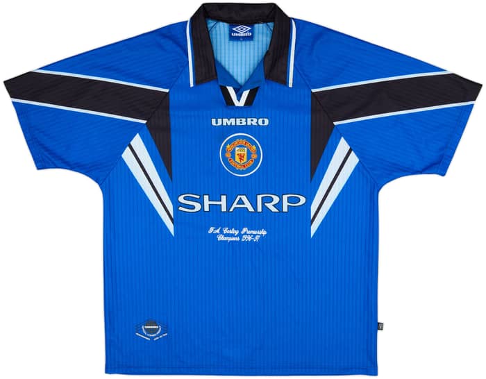 1996-98 Manchester United Third Shirt Cantona #7 - 10/10 - (XL)