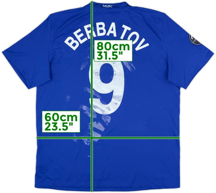 2008-09 Manchester United Third Shirt Berbatov #9 - 4/10 - (XL)