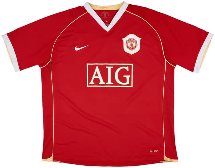 2006-07 Manchester United Home Shirt Rooney #8 - 7/10 - (XL)
