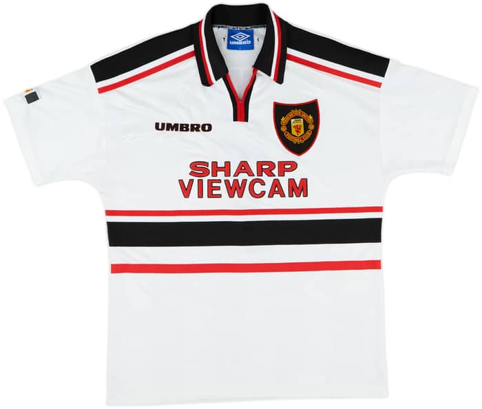 1997-99 Manchester United Away Shirt Beckham #7 - 10/10 - (L)