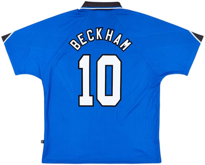1996-98 Manchester United Third Shirt Beckham #10 - 8/10 - (XL)
