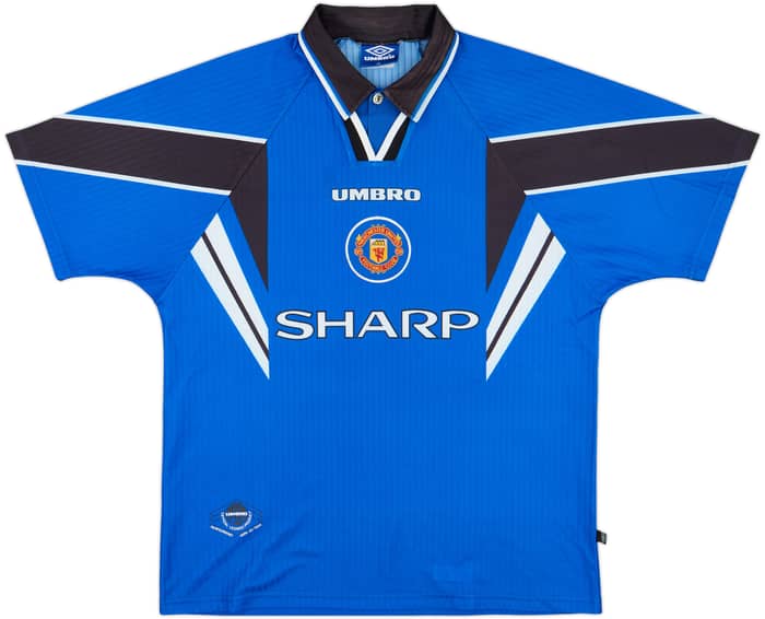 1996-98 Manchester United Third Shirt Beckham #10 - 8/10 - (XL)