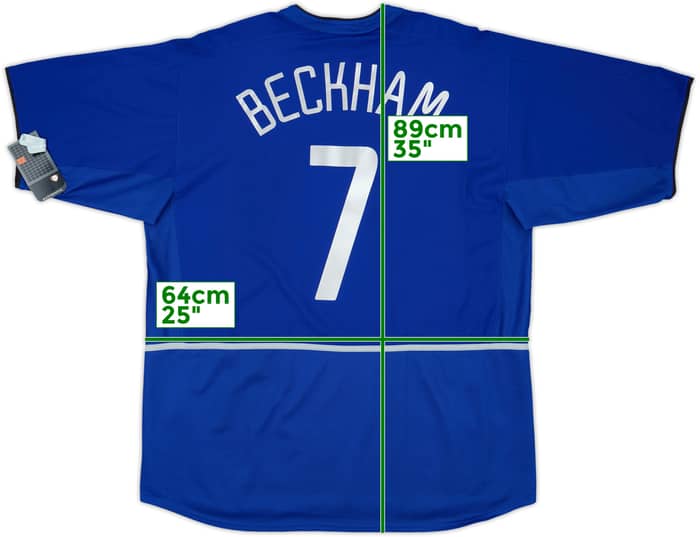 2002-03 Manchester United Third Shirt Beckham #7 (XXL)
