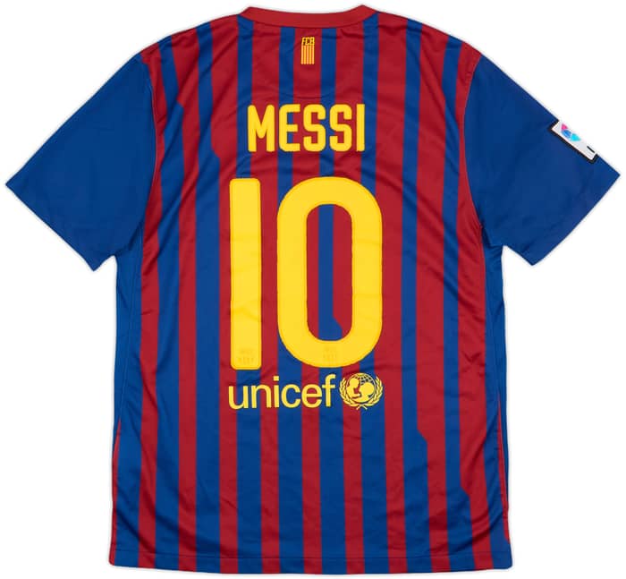 2011-12 Barcelona Home Shirt Messi #10 - 7/10 - (M)