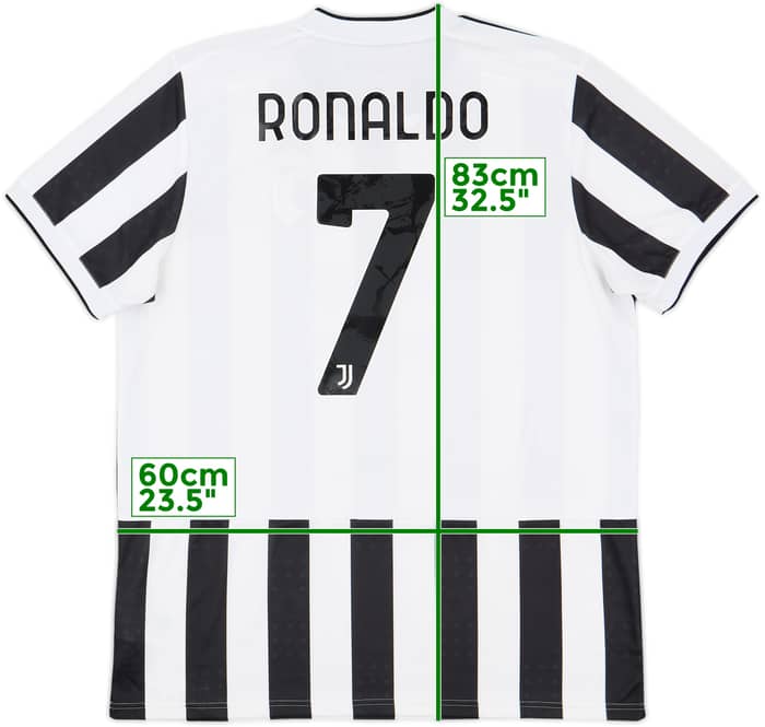 2021-22 Juventus Home Shirt Ronaldo #7 - 10/10 - (XL)