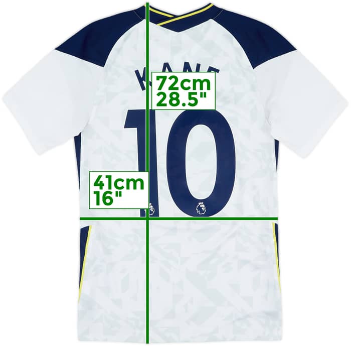 2020-21 Tottenham Home Shirt Kane #10 - 9/10 - (XS)