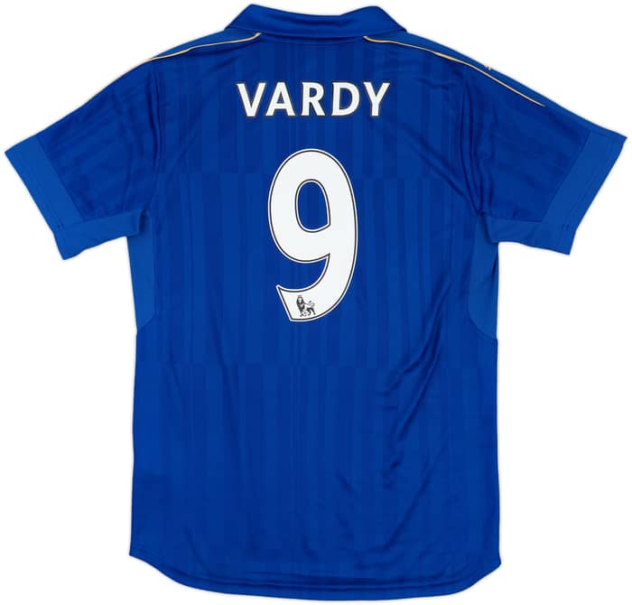 2016-17 Leicester Home Shirt Vardy #9 - 7/10 - (M)