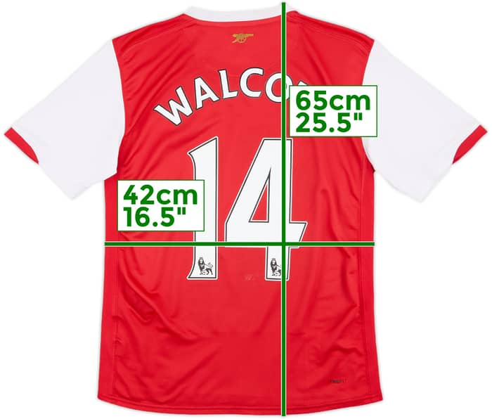 2006-08 Arsenal Home Shirt Walcott #14 - 7/10 - (L.Boys)