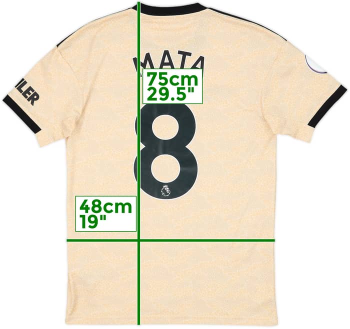 2019-20 Manchester United Away Shirt Mata #8 - 10/10 - (S)