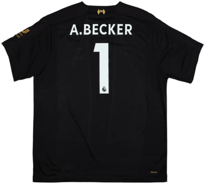 2019-20 Liverpool GK S/S Shirt A.Becker #1 - 7/10 - (3XL)