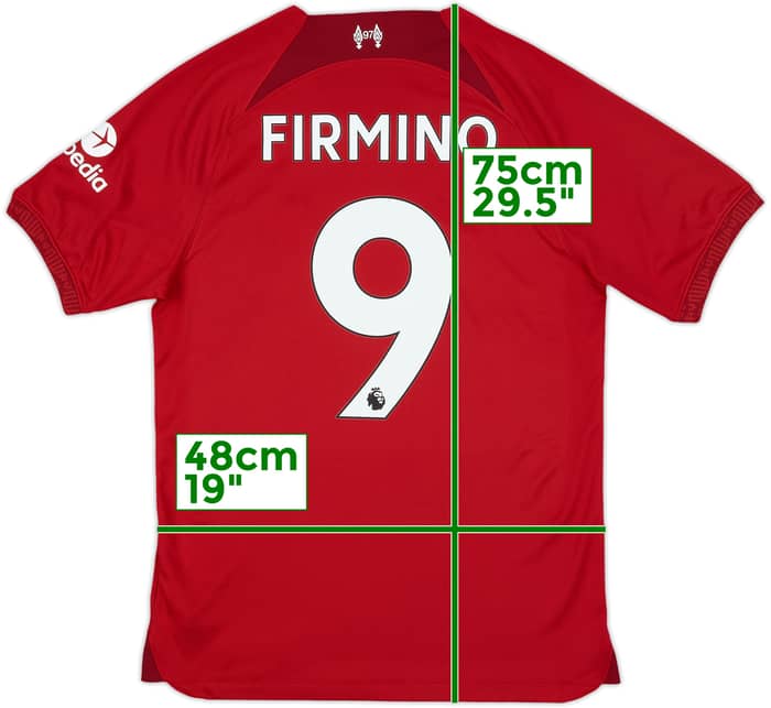 2022-23 Liverpool Home Shirt Firmino #9 - 10/10 - (S)