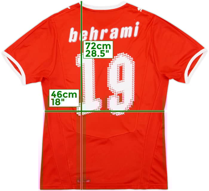 2008-10 Switzerland Home Shirt Behrami #19 - 8/10 - (S)