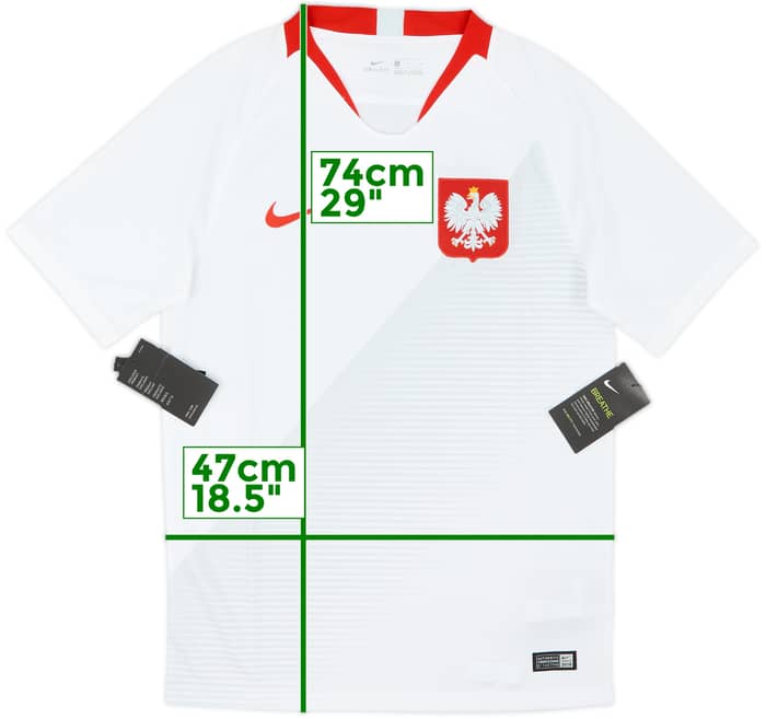 2018-19 Poland Home Shirt (S)