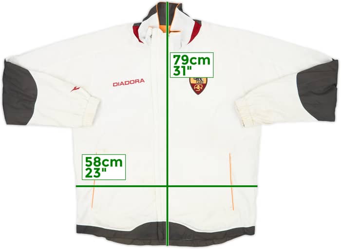 2005-06 Roma Diadora Track Jacket - 6/10 - (L)