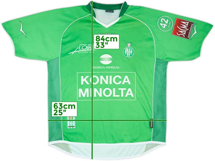 2004-05 Saint Etienne Home Shirt - 5/10 - (XL)