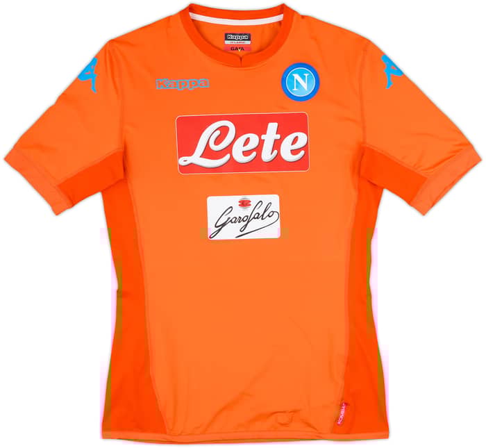 2017-18 Napoli European GK Shirt - 9/10 - (XXL)