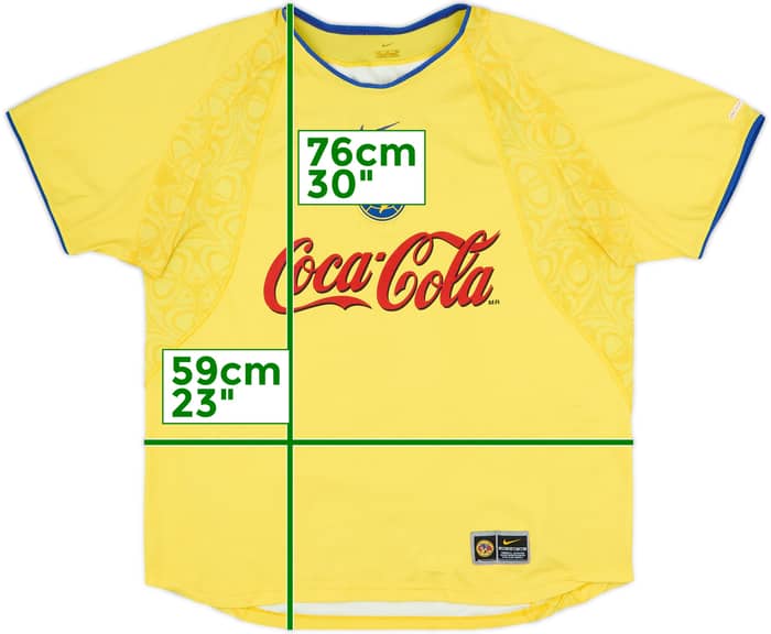 2002-03 Club America Home Shirt - 8/10 - (XL)