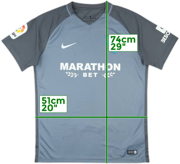 2017-18 Malaga Away Shirt - 7/10 - (L)