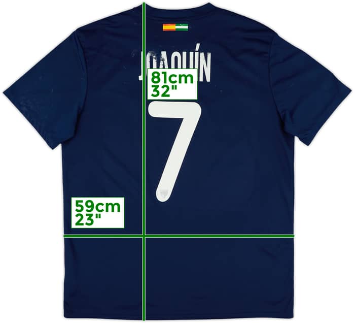 2011-12 Malaga Third Shirt Joaquin #7 - 6/10 - (XL)