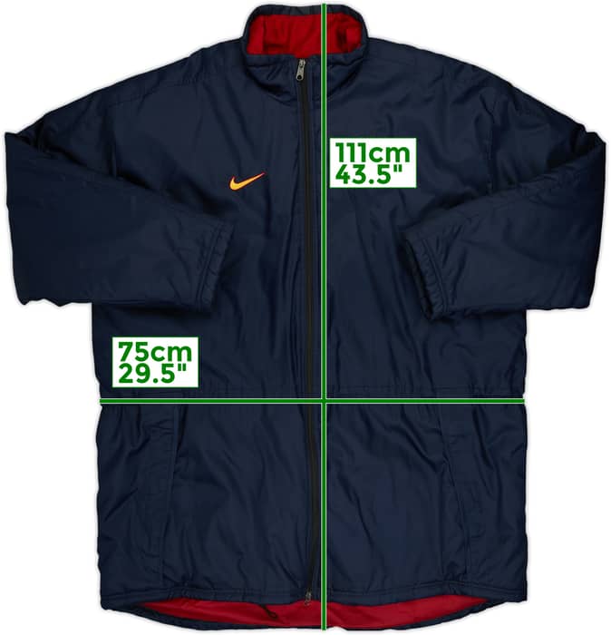 1998-99 Barcelona Nike Padded Bench Coat - 9/10 - (XXL)