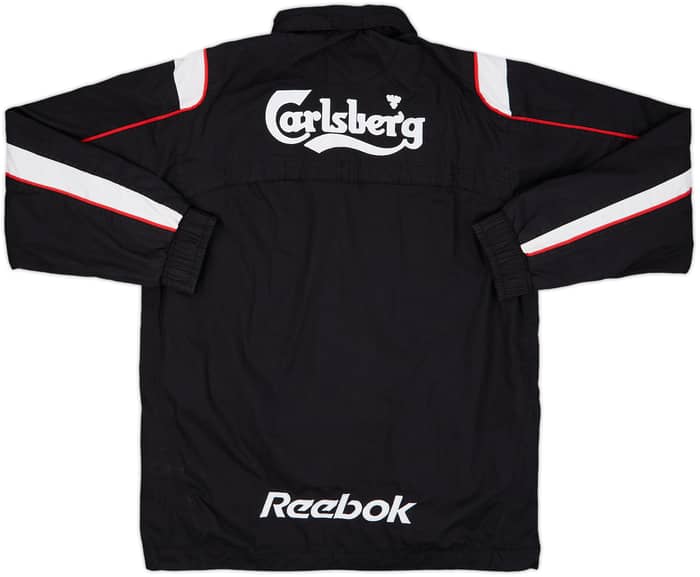 2003-05 Liverpool Reebok 1/4 Zip Hooded Rain Jacket - 8/10 - (XS)