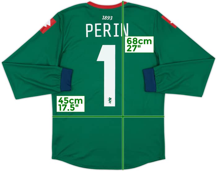 2014-15 Genoa GK Shirt Perin #1 - 9/10 - (L.Boys)