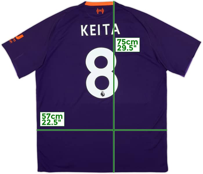 2018-19 Liverpool Away Shirt Keita #8 - 9/10 - (XL)