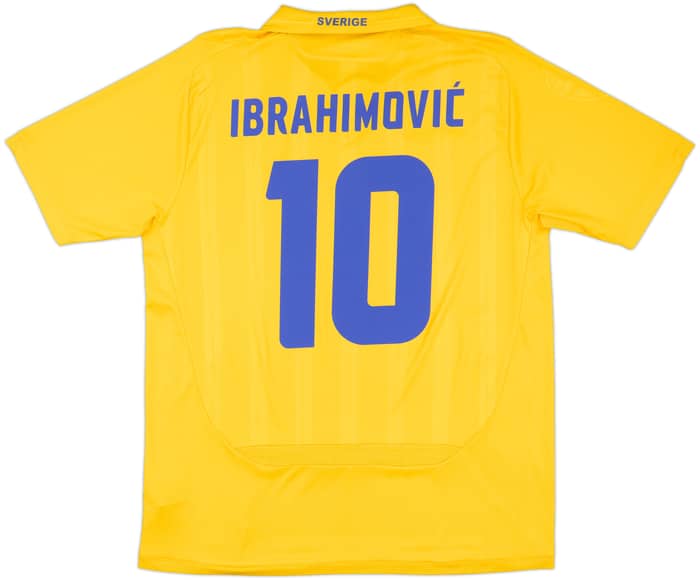 2009-10 Sweden Home Shirt Ibrahimovic #10 - 10/10 - (L)