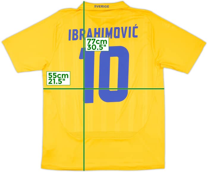 2009-10 Sweden Home Shirt Ibrahimovic #10 - 10/10 - (L)