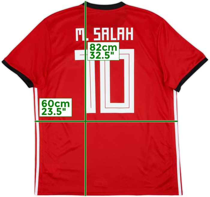 2018-19 Egypt Home Shirt Salah #10 - 10/10 - (XL)
