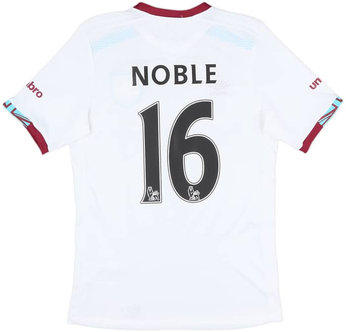 2016-17 West Ham Away Shirt Noble #16 - 9/10 - (S)