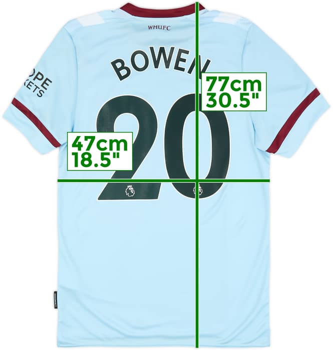 2021-22 West Ham Away Shirt Bowen #20 (M)