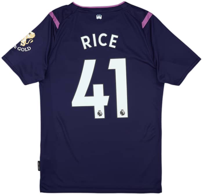 2019-20 West Ham Third Shirt Rice #41 - 8/10 - (S)