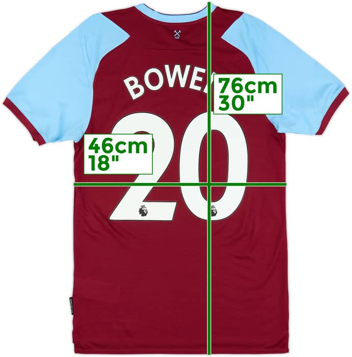 2020-21 West Ham Home Shirt Bowen #20 (S)