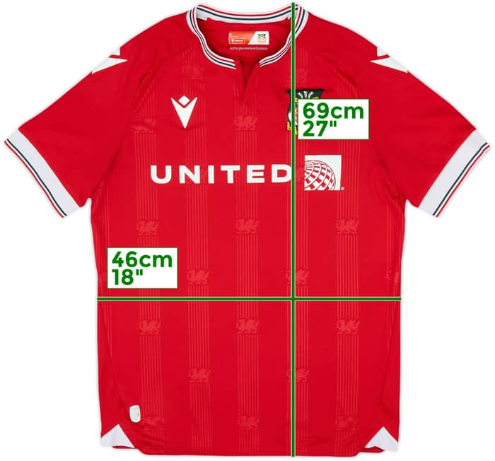 2023-24 Wrexham Home Shirt - 10/10 - (M)