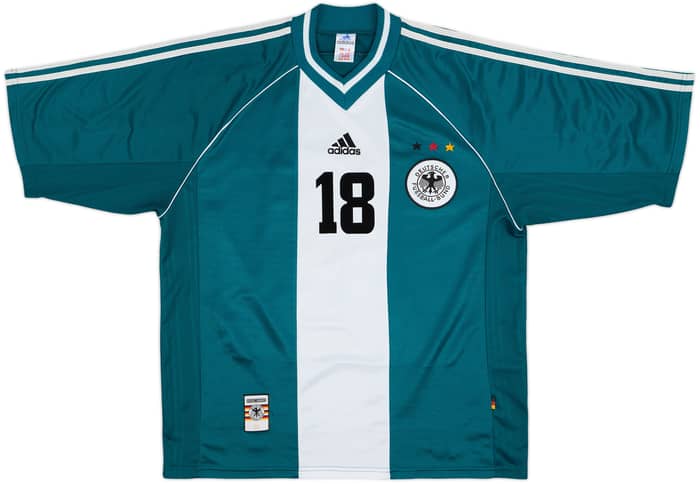 1998-00 Germany Away Shirt Klinsmann #18 - 8/10 - (L)