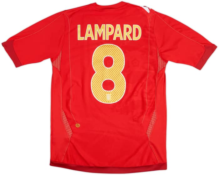 2006-08 Inglaterra Camiseta de visitante Lampard #8 - 5/10 - (S)