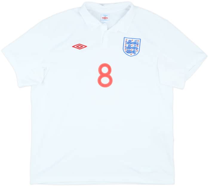 2009-10 England Home Shirt Lampard #8 - 8/10 - (XL)