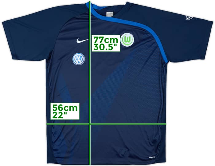 2008-09 Wolfsburg Nike Training Shirt - 8/10 - (M)