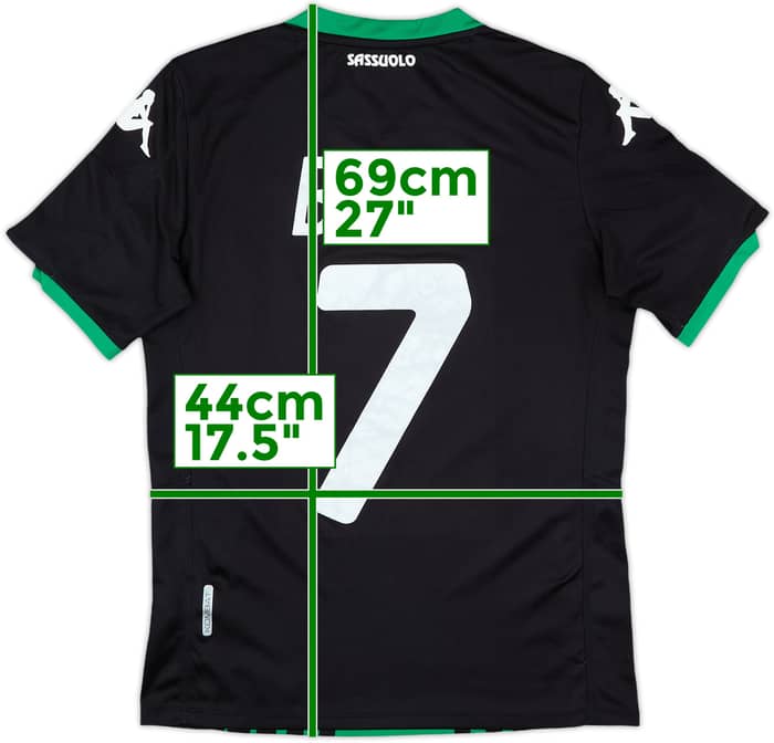 2019-20 Sassuolo Authentic Home Shirt Boga #7 - 7/10 - (S)