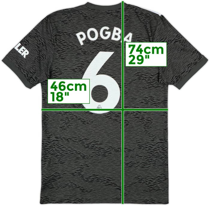 2020-21 Manchester United Away Shirt Pogba #6 - 6/10 - (S)