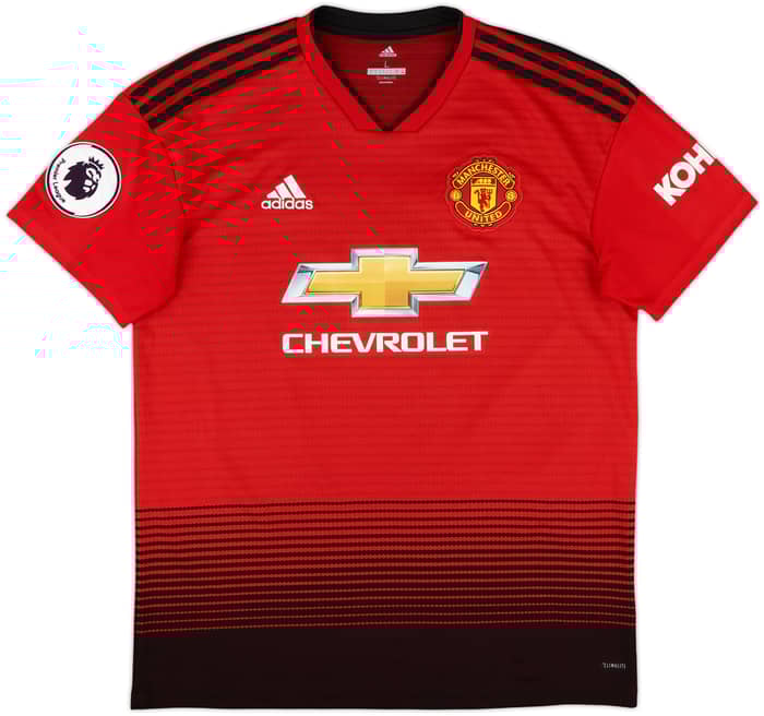 2018-19 Manchester United Home Shirt Pogba #6 - 8/10 - (L)
