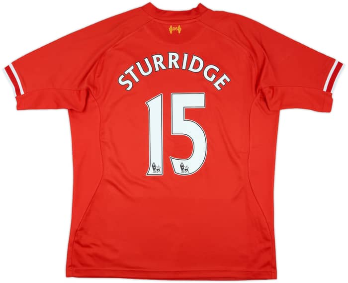 2013-14 Liverpool Home Shirt Sturridge #15 - 6/10 - (XL)