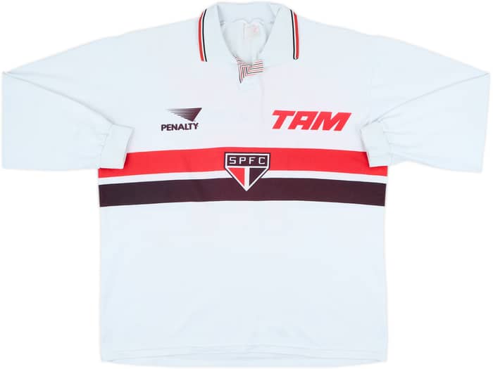 1994 Sao Paulo Home L/S Shirt #10 - 9/10 - (XL)